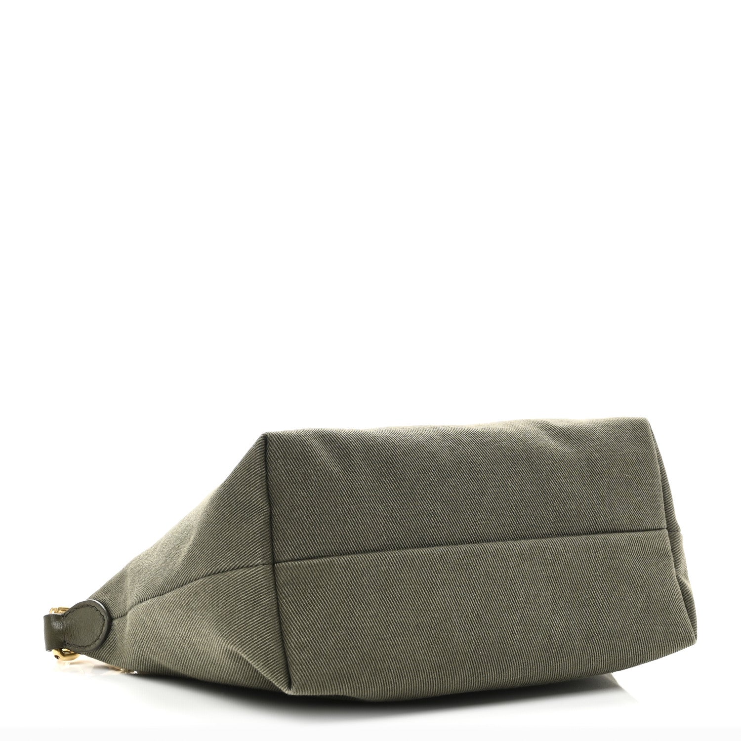 Miu Miu Canvas Gabardine Pouch Green 4 of 9