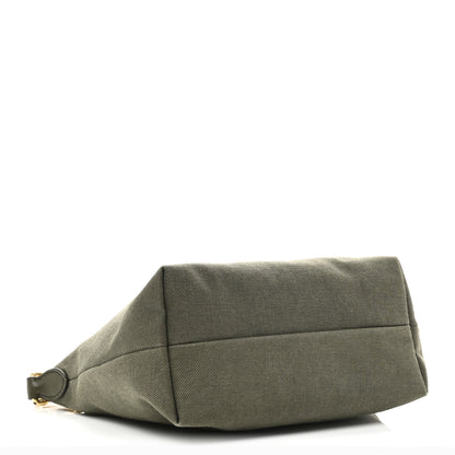 Miu Miu Canvas Gabardine Pouch Green 4 of 9