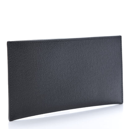 Louis Vuitton Calfskin Felicie Chain Wallet Card Holder Insert Black 3 of 6