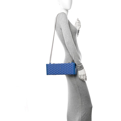 Goyard Goyardine Saint Honore Clutch Sky Blue 2 of 12