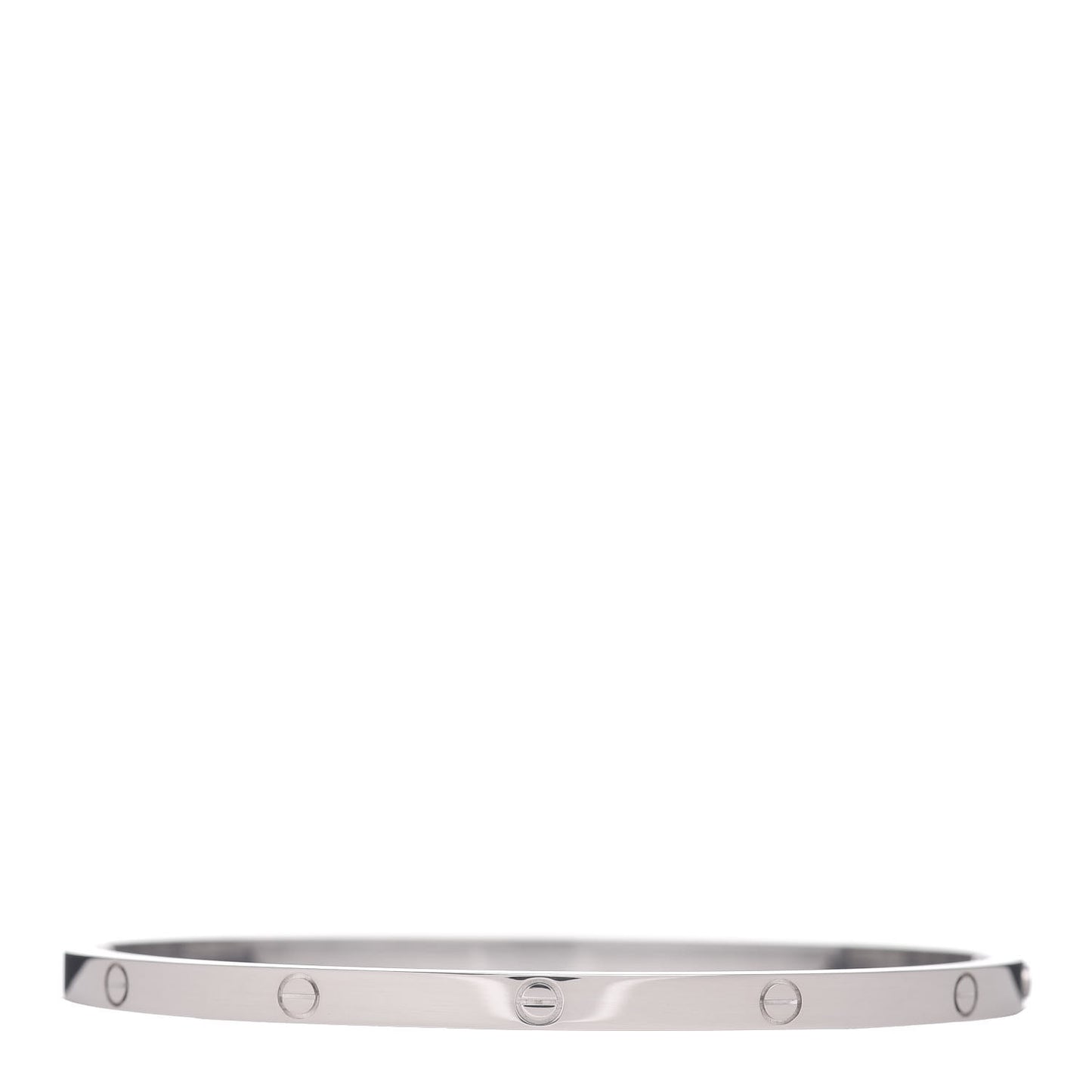 18K White Gold Small LOVE Bracelet 18