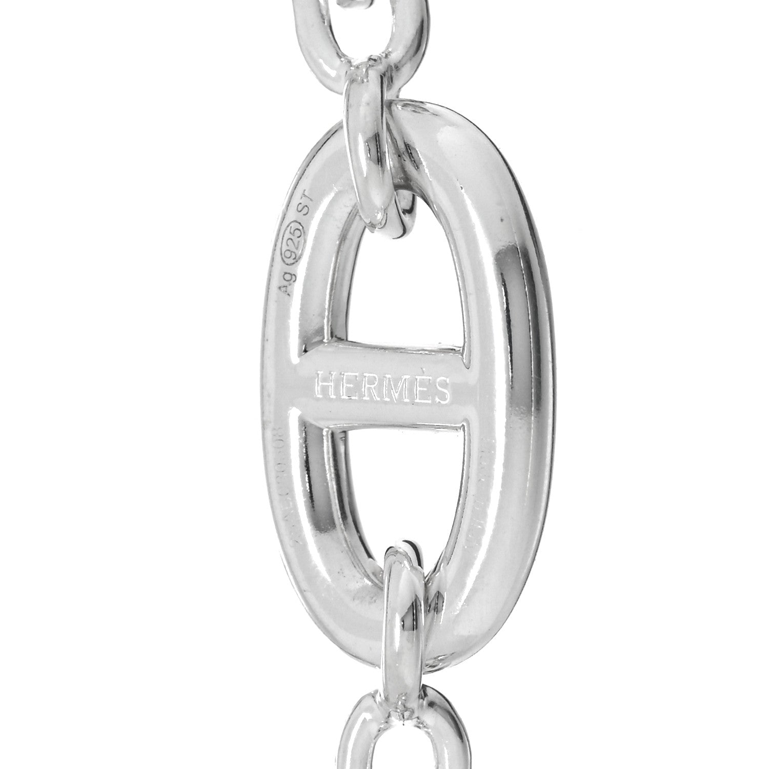 Hermes Sterling Silver Farandole Bracelet ST 3 of 4