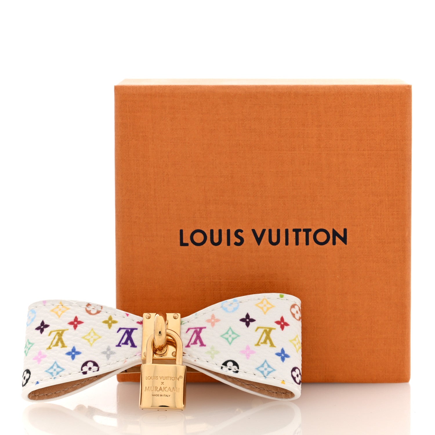 Louis Vuitton LV X TM Monogram Multicolor Bow Barrette White 4 of 4