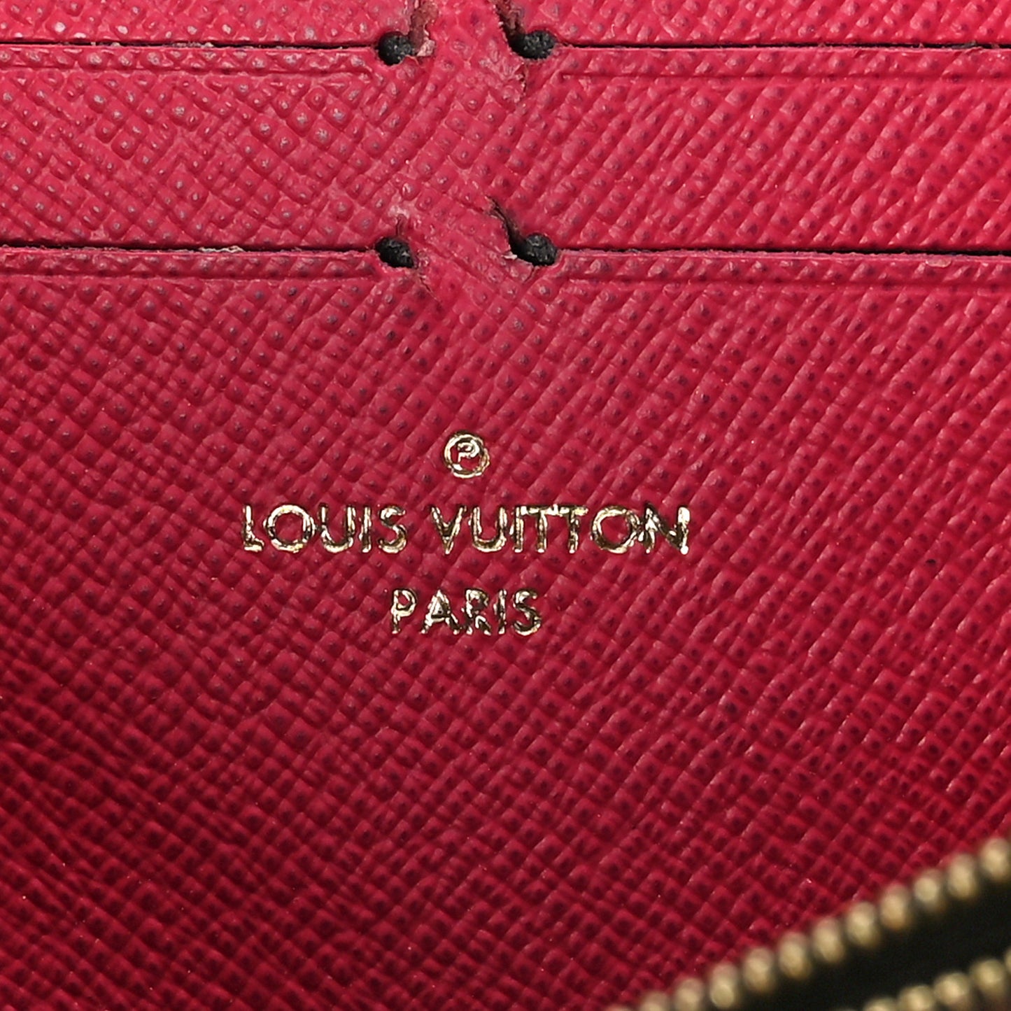 Monogram Clemence Wallet Fuchsia