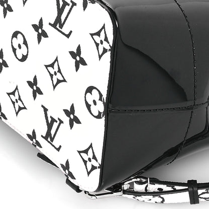 Louis Vuitton Patent Monogram Hot Springs Backpack Black White 10 of 10