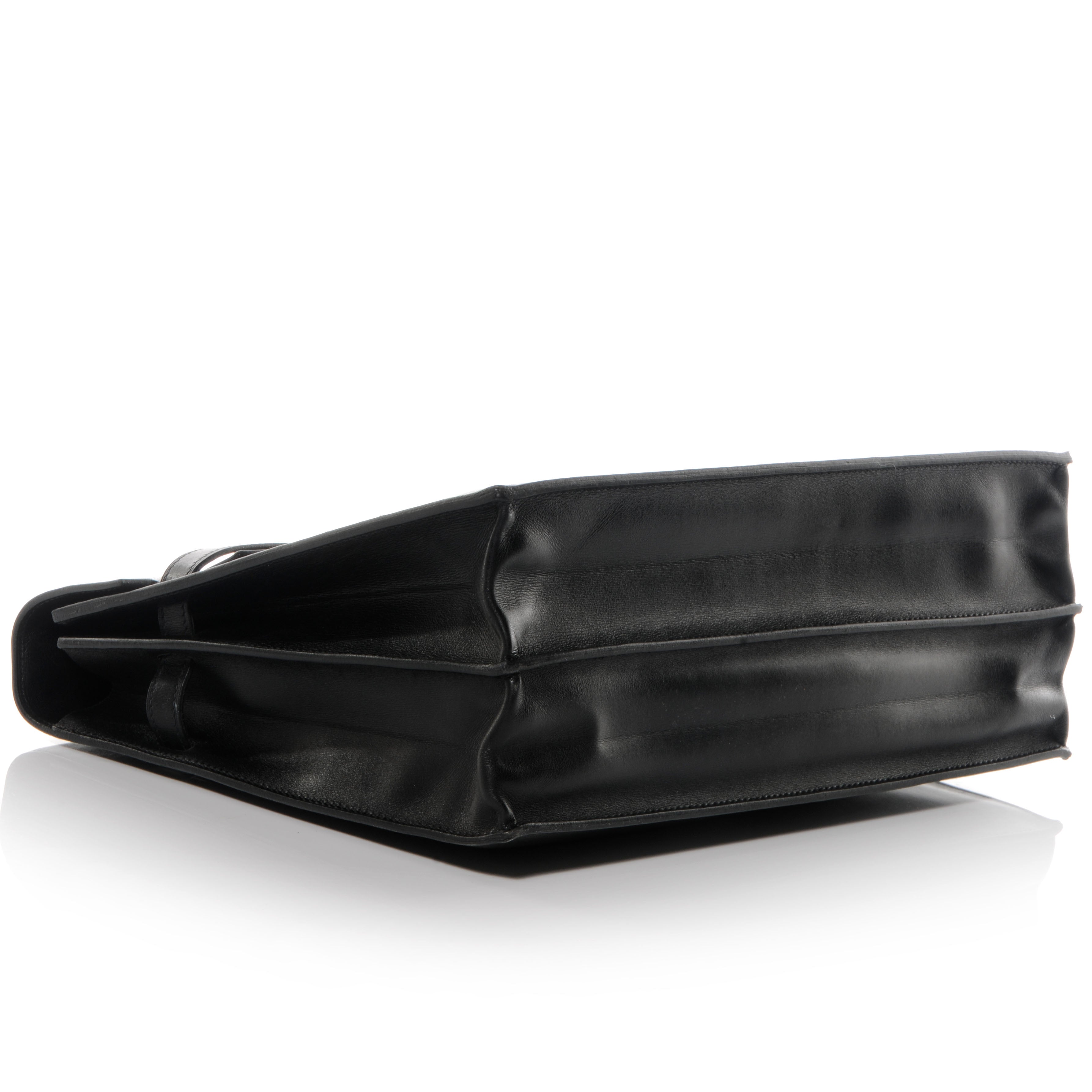 Hermes Box Kelly Depeche 34 Black 65215 – FASHIONPHILE