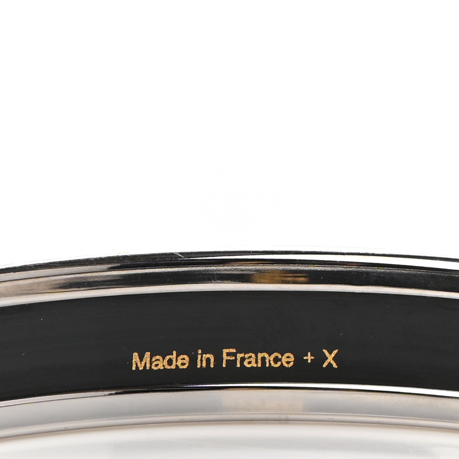 Hermes Enamel Printed Narrow La Marche de Savana Bracelet 65 Romantique 5 of 5