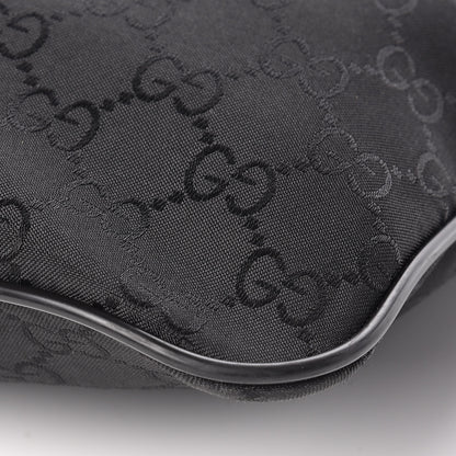 Gucci Nylon Monogram Small Flat Messenger Bag Black 9 of 10