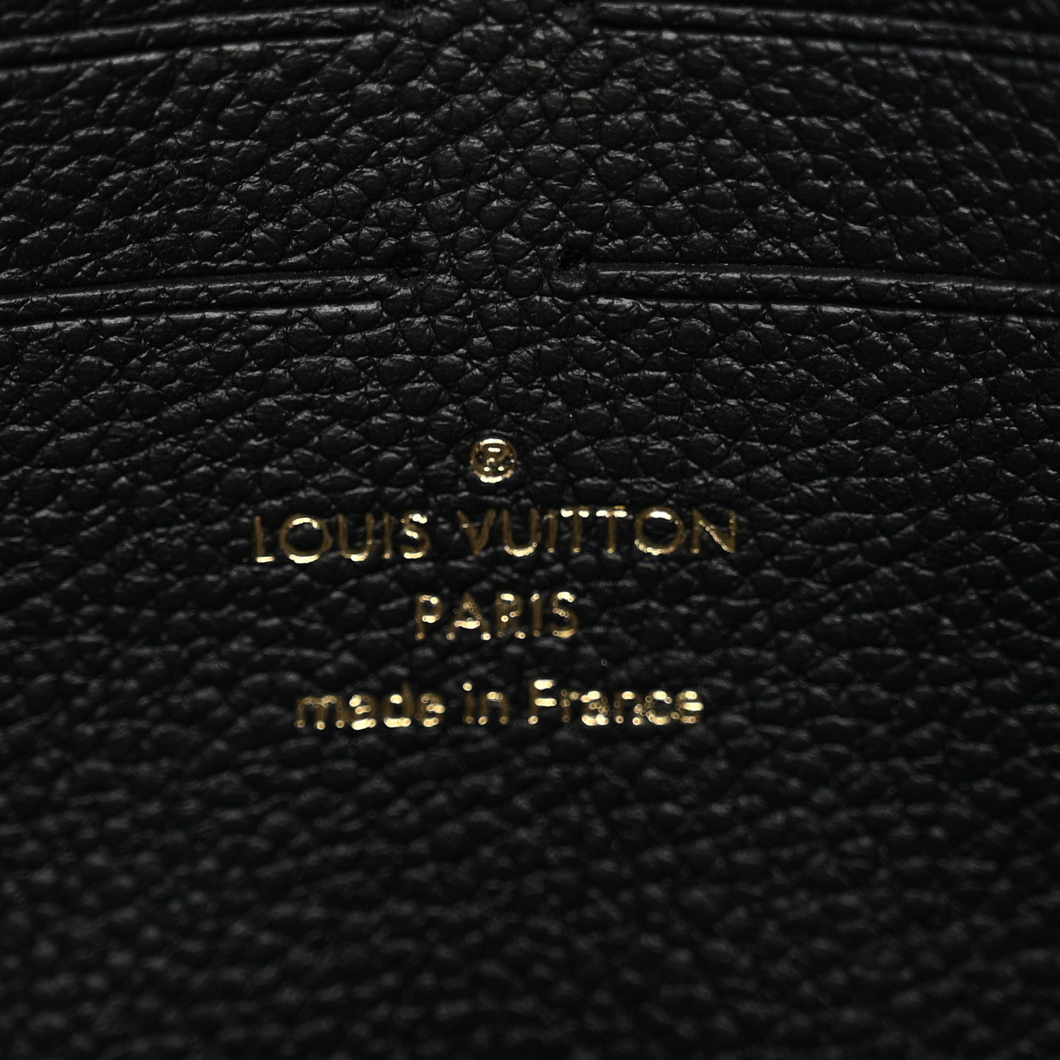 Louis Vuitton Empreinte Vavin Chain Wallet Black 6 of 10