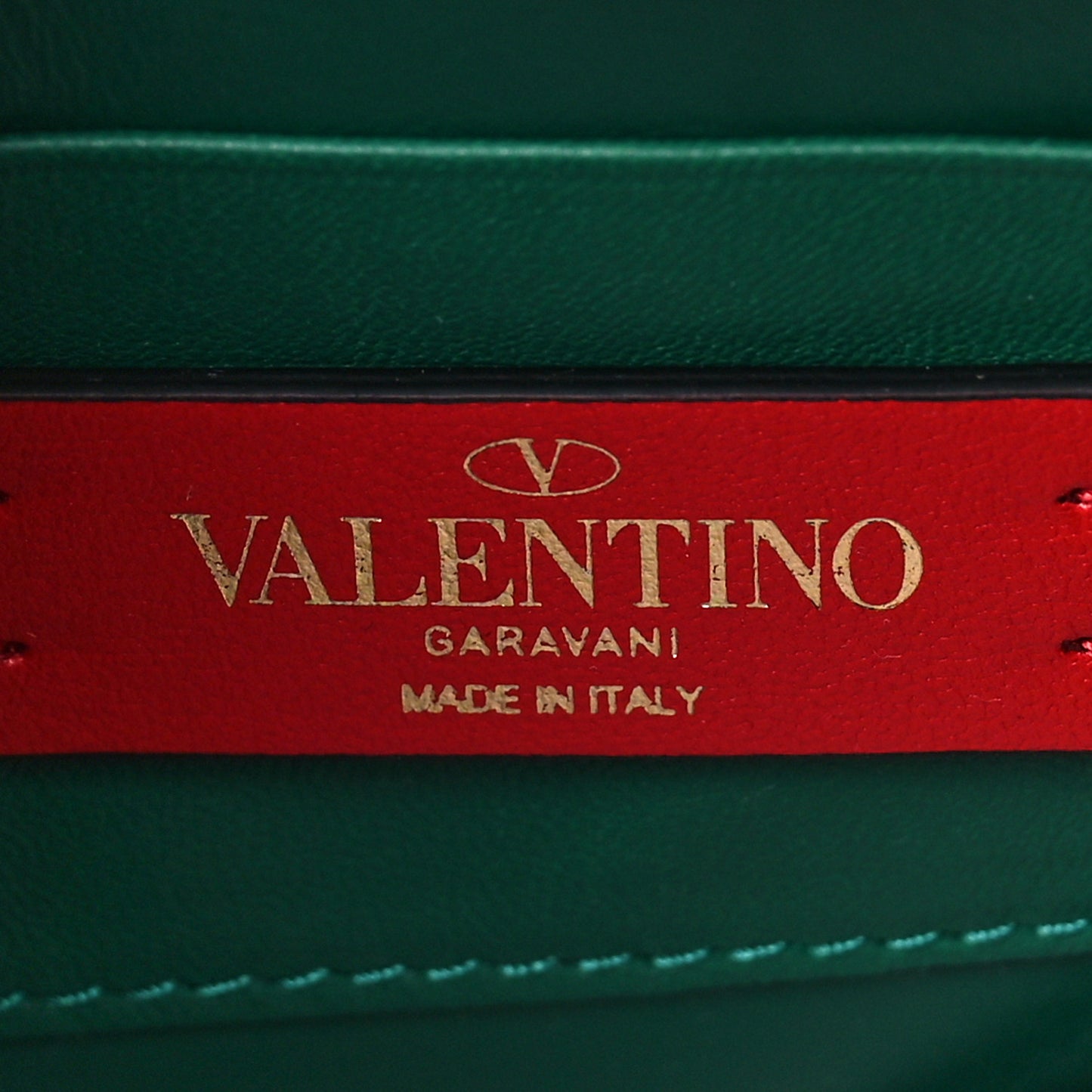 Calfskin Mini Vlogo Hobo Bag Emerald Green