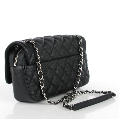 Chanel Caviar Quilted Medium Easy Flap Black 3 of 8