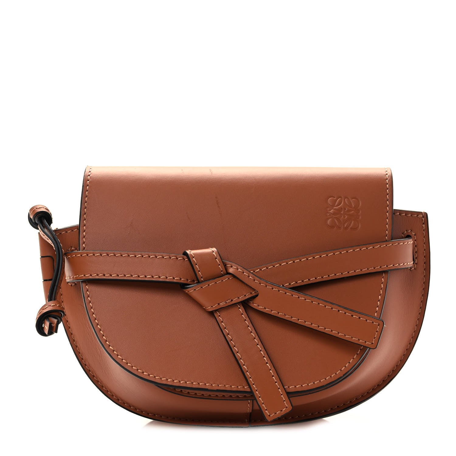 Loewe Calfskin Mini Gate Dual Bag Tan 1 of 7