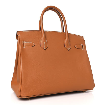 Hermes Epsom Birkin 30 Gold 3 of 13