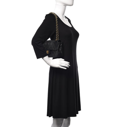 Chanel Lambskin Quilted Small Double Flap Black 2 of 15