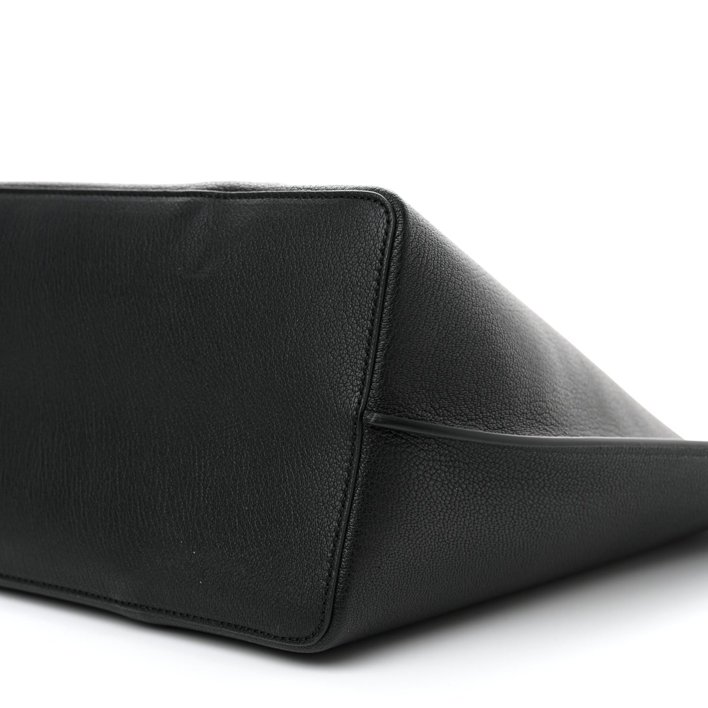 Calfskin Large Vlogo Tote Black