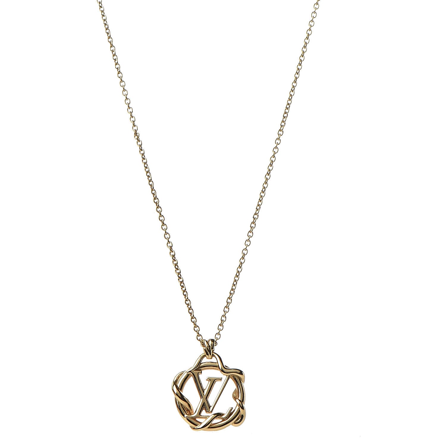 Louis Vuitton Metal Garden Louise Necklace 2 of 7