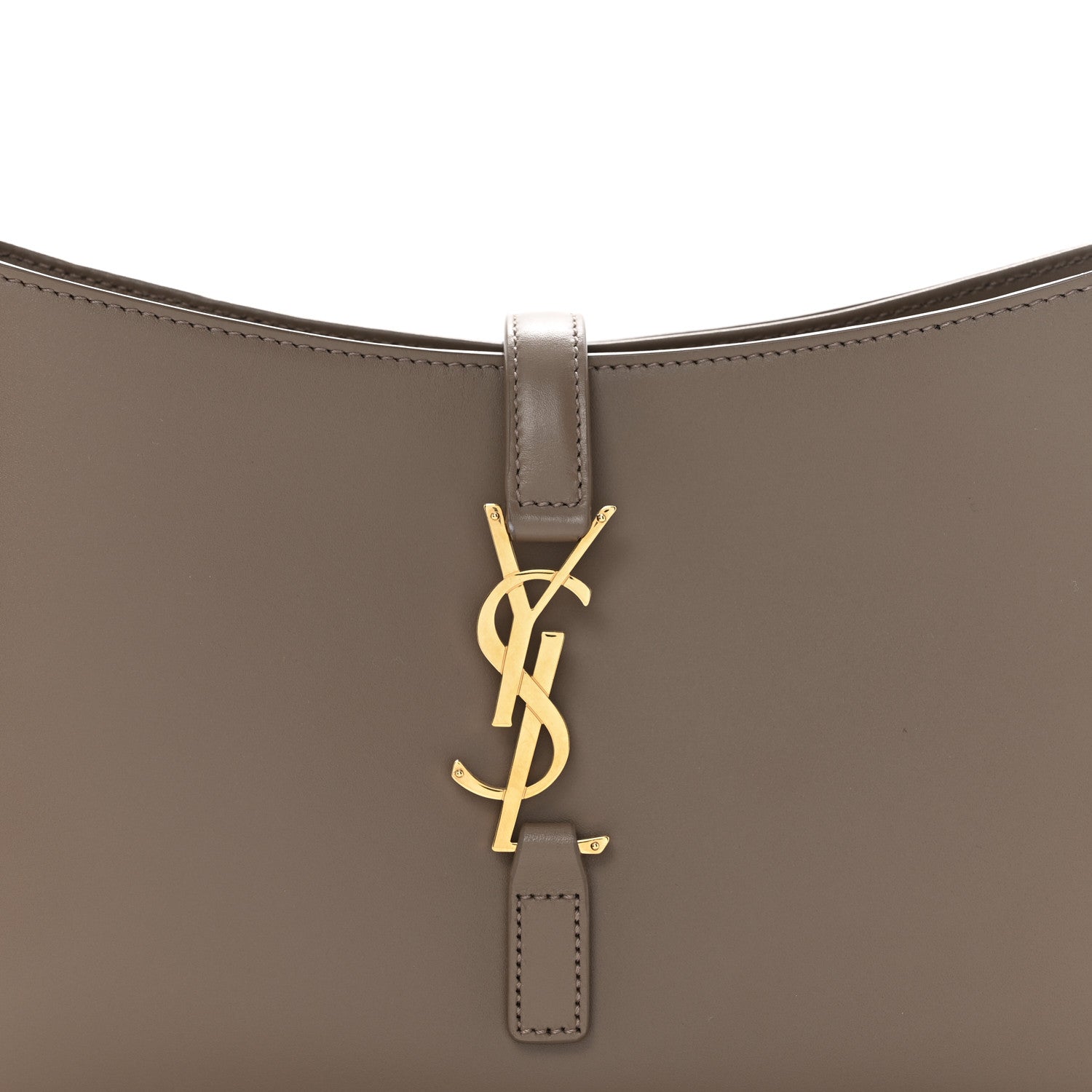 Saint Laurent Smooth Calfskin Le 5 A 7 Hobo Taupe 8 of 12