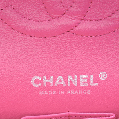 Chanel Iridescent Caviar Quilted Medium Double Flap Pink 6 of 8