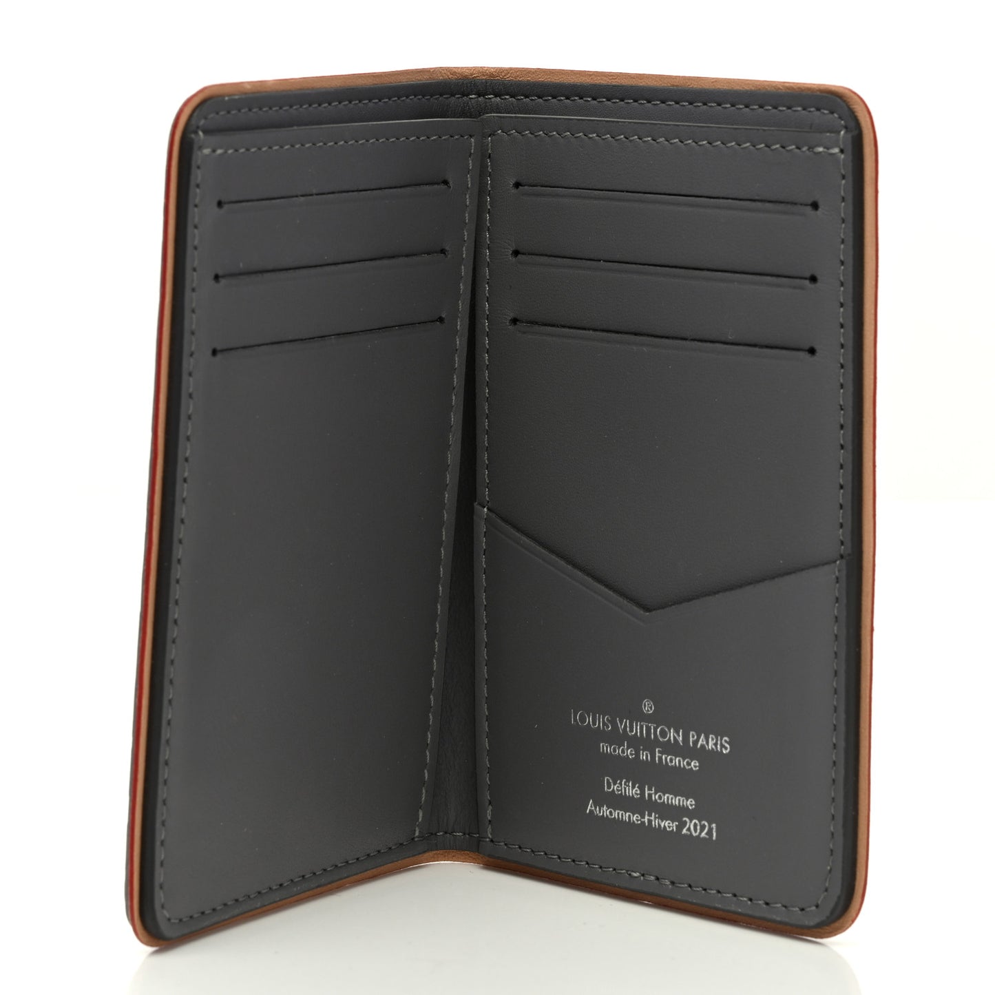 Monogram Mirror Slender Pocket Organizer