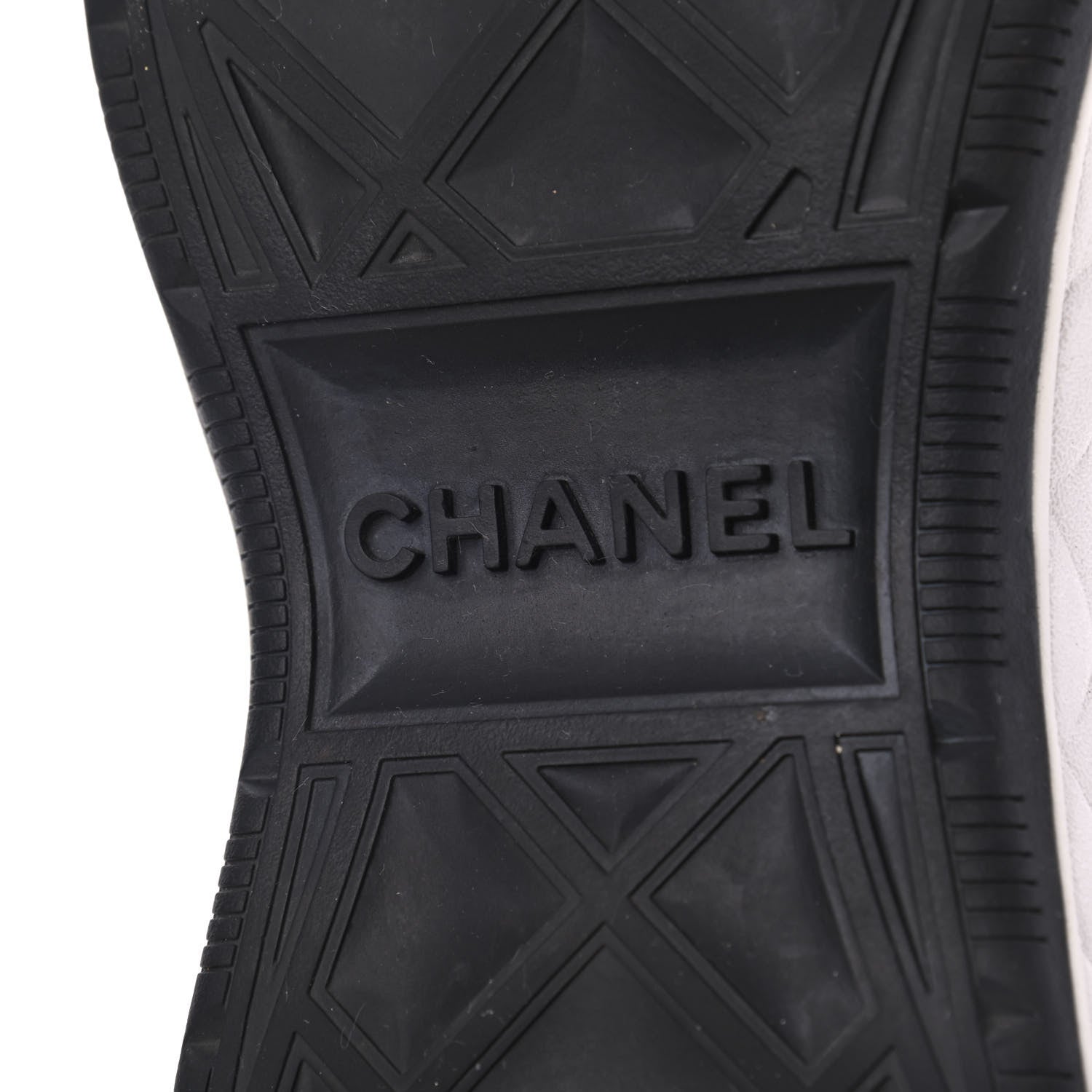 Chanel Fabric Calfskin Suede CC Sneakers 39.5 Black 7 of 20