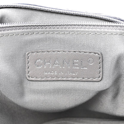 Chanel Calfskin Ultra Stitch Oversize Flap Navy 6 of 10