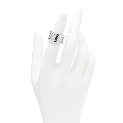 Bulgari 18K White Gold B.Zero1 Three-Band Ring 48 4.5 2 of 4