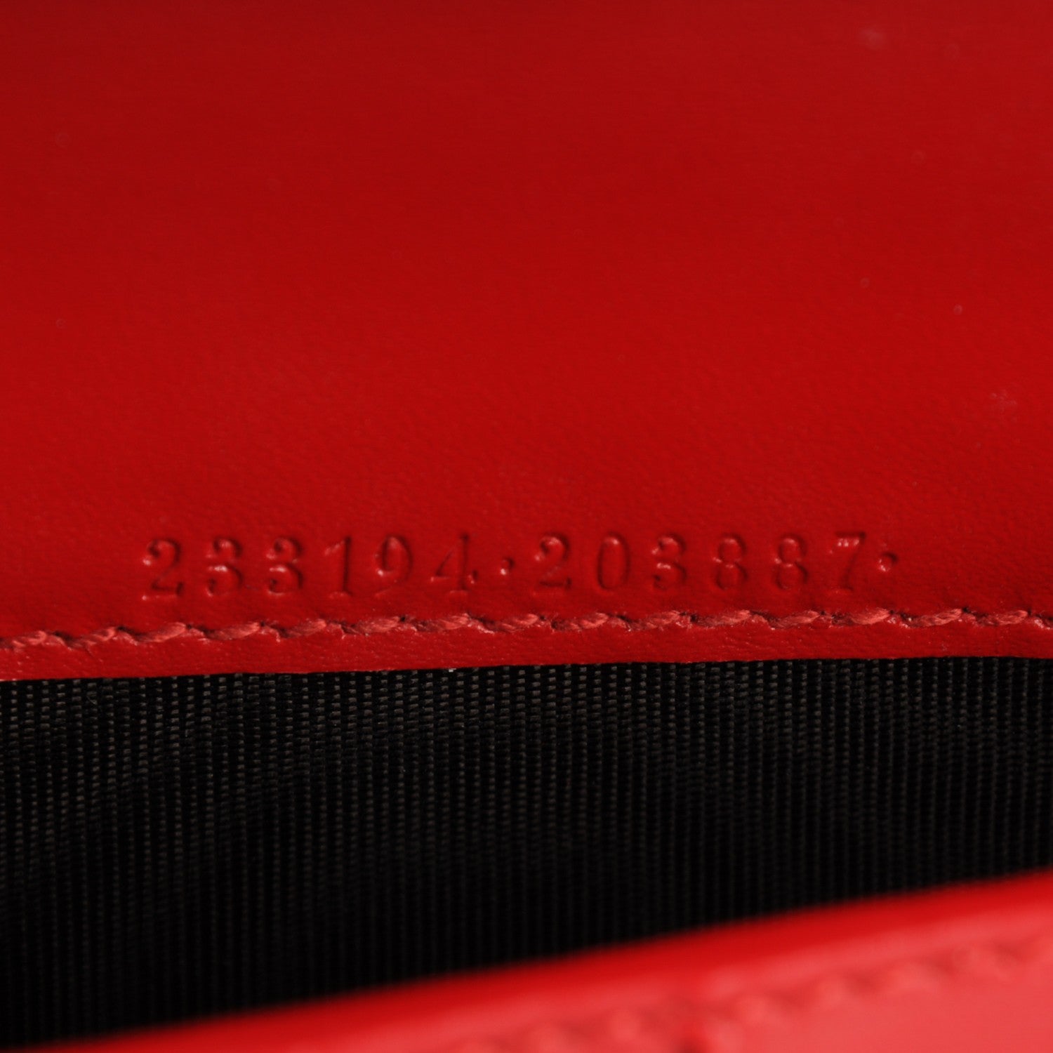 Gucci Guccissima Signature Zip Around Organizer Wallet Hibiscus Red 7 of 7