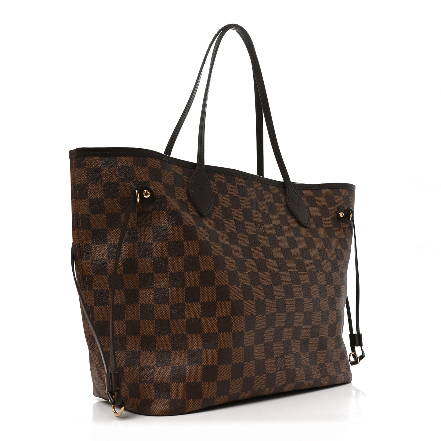 Damier Ebene Neo Neverfull MM Rose Ballerine