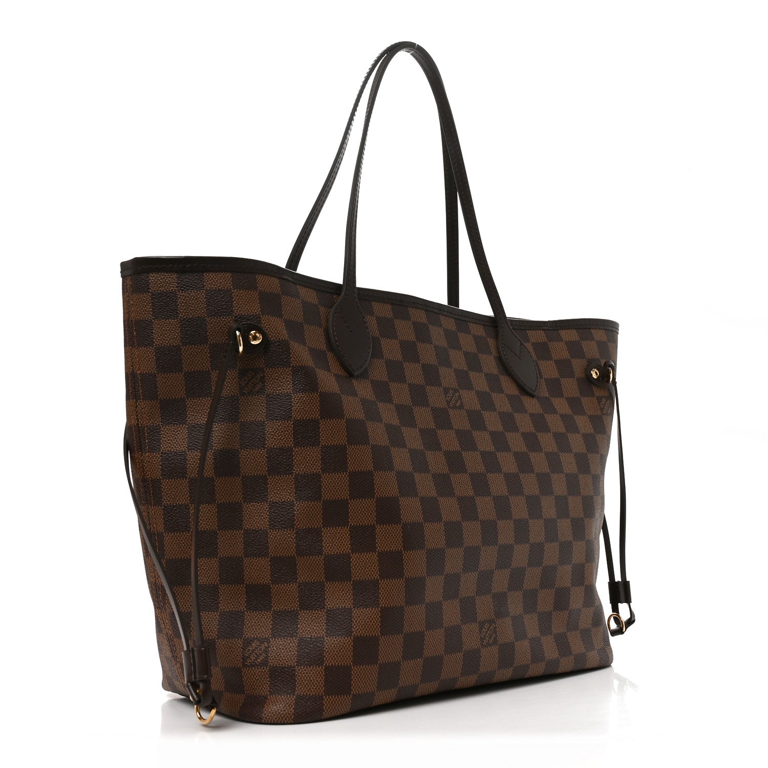 Louis Vuitton Damier Ebene Neo Neverfull MM Rose Ballerine 4 of 10