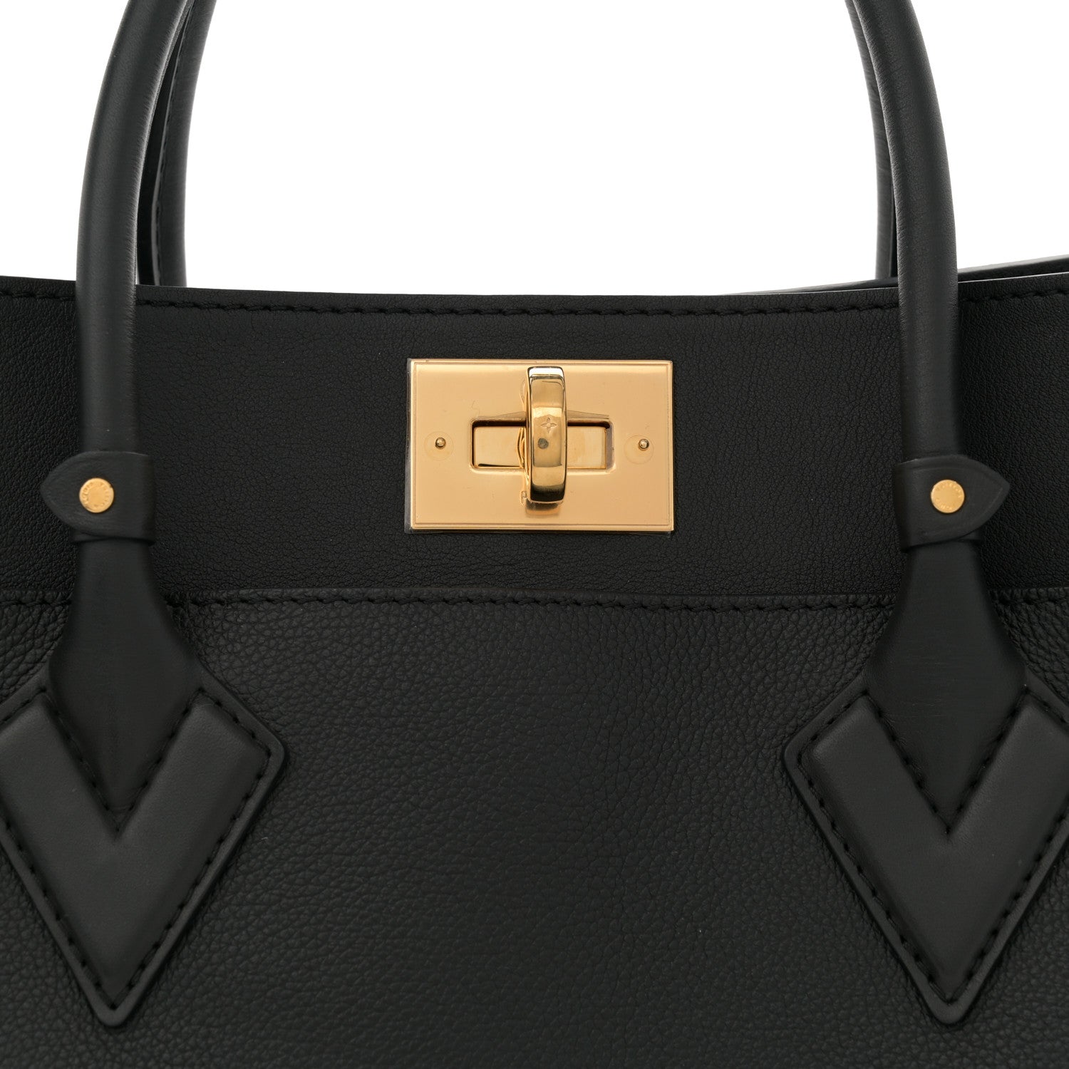 Louis Vuitton Calfskin Monogram Tufting On My Side Black 8 of 11