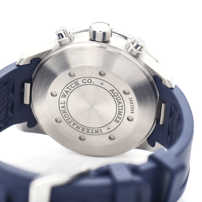 IWC Stainless Steel Rubber 45mm Aquatimer Chronograph Automatic Watch Blue IW376711 4 of 4