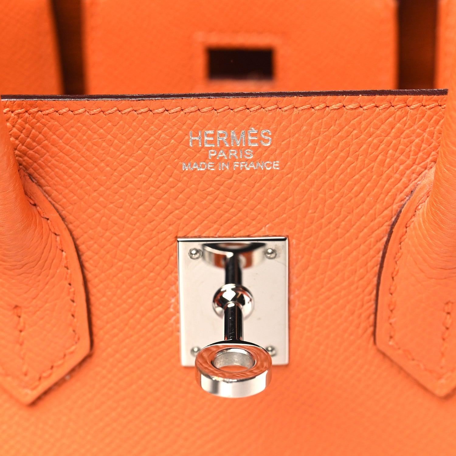 Hermes Epsom Birkin 25 Orange 6 of 11