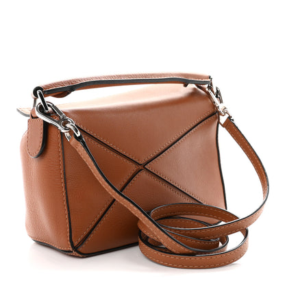 Loewe Calfskin Mini Puzzle Bag Tan 3 of 10