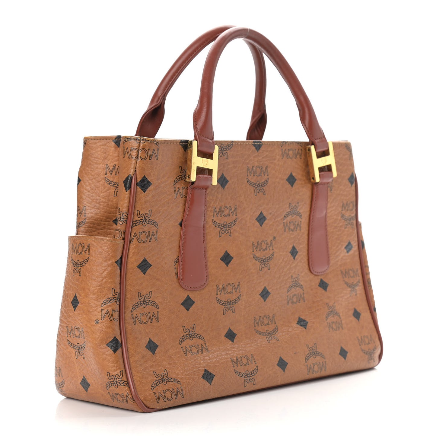 Visetos Small Tote Cognac