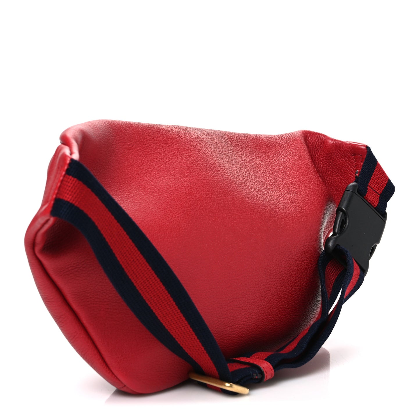 Grained Calfskin Logo Belt Bag Hibiscus Red Hibiscus Red