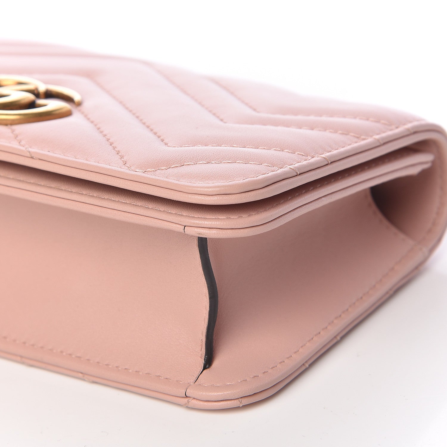 Gucci Calfskin Matelasse GG Marmont Mini Bag Perfect Pink 7 of 10