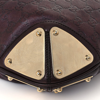 Gucci Guccissima Medium Indy Top Handle Hobo Dark Brown 11 of 18