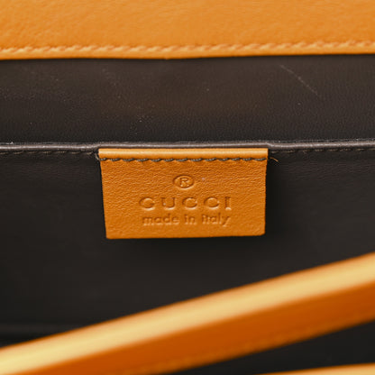Gucci Shade Lux Calfskin Small Interlocking G Shoulder Bag Yellow 6 of 12