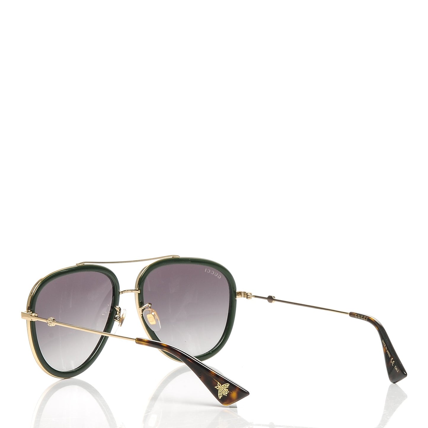 Web Aviator Sunglasses GG0062S Green Red