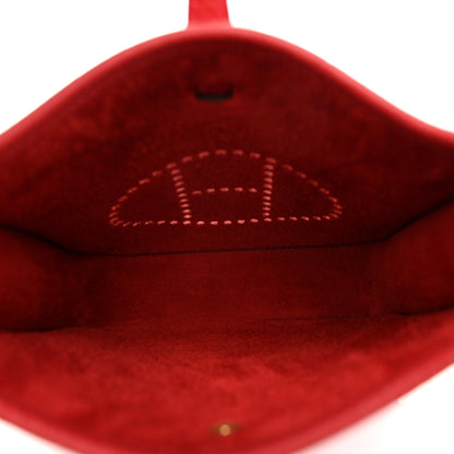 Hermes Taurillon Clemence Amazone Evelyne TPM Vermillion Rouge Vif 5 of 11