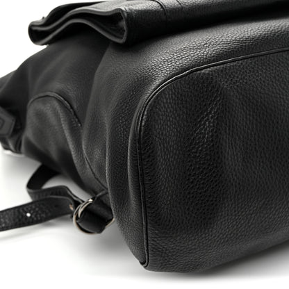 Christian Louboutin Calfskin Spikes Syd Backpack Black 8 of 9