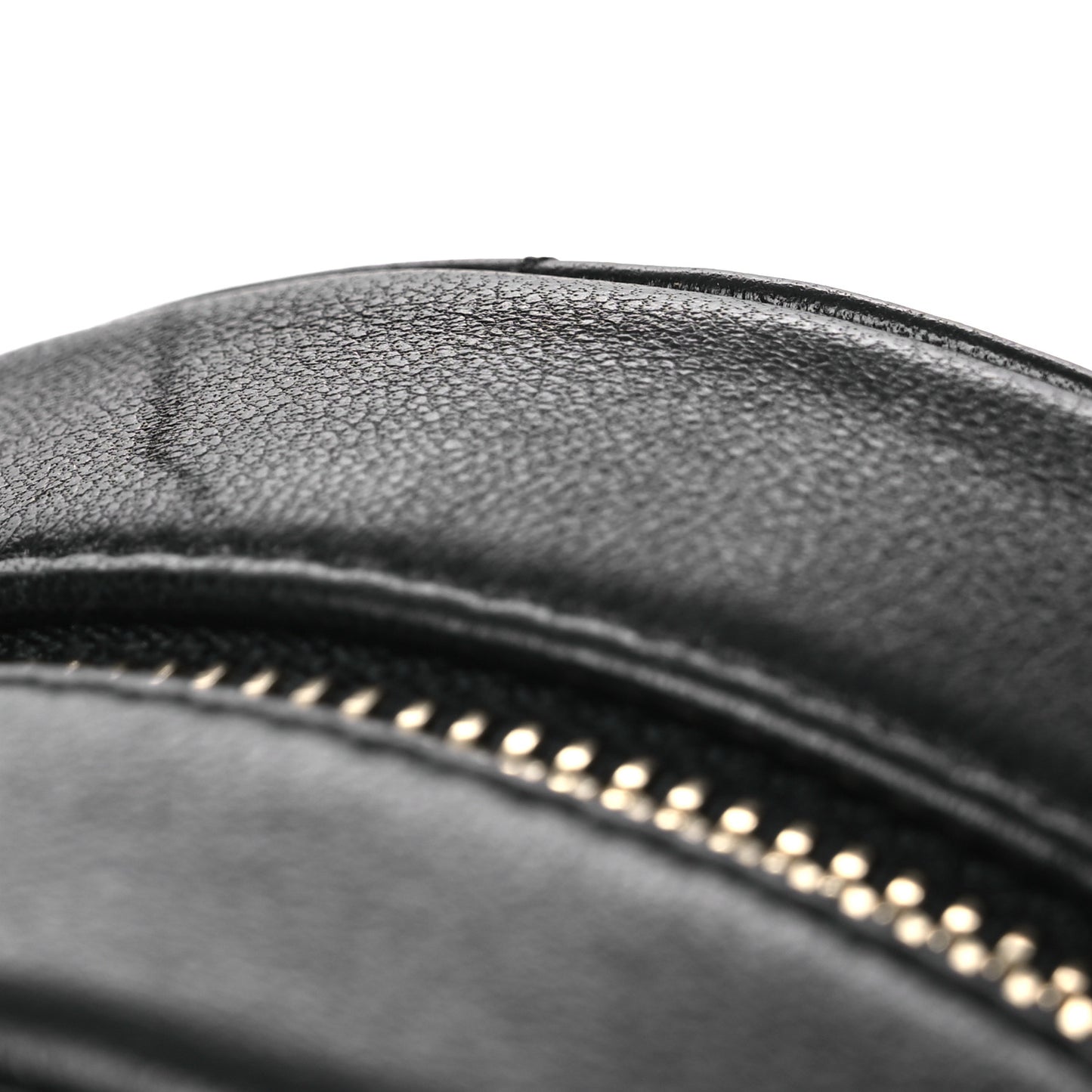 Lambskin Quilted Chanel 19 Round Clutch With Chain Black