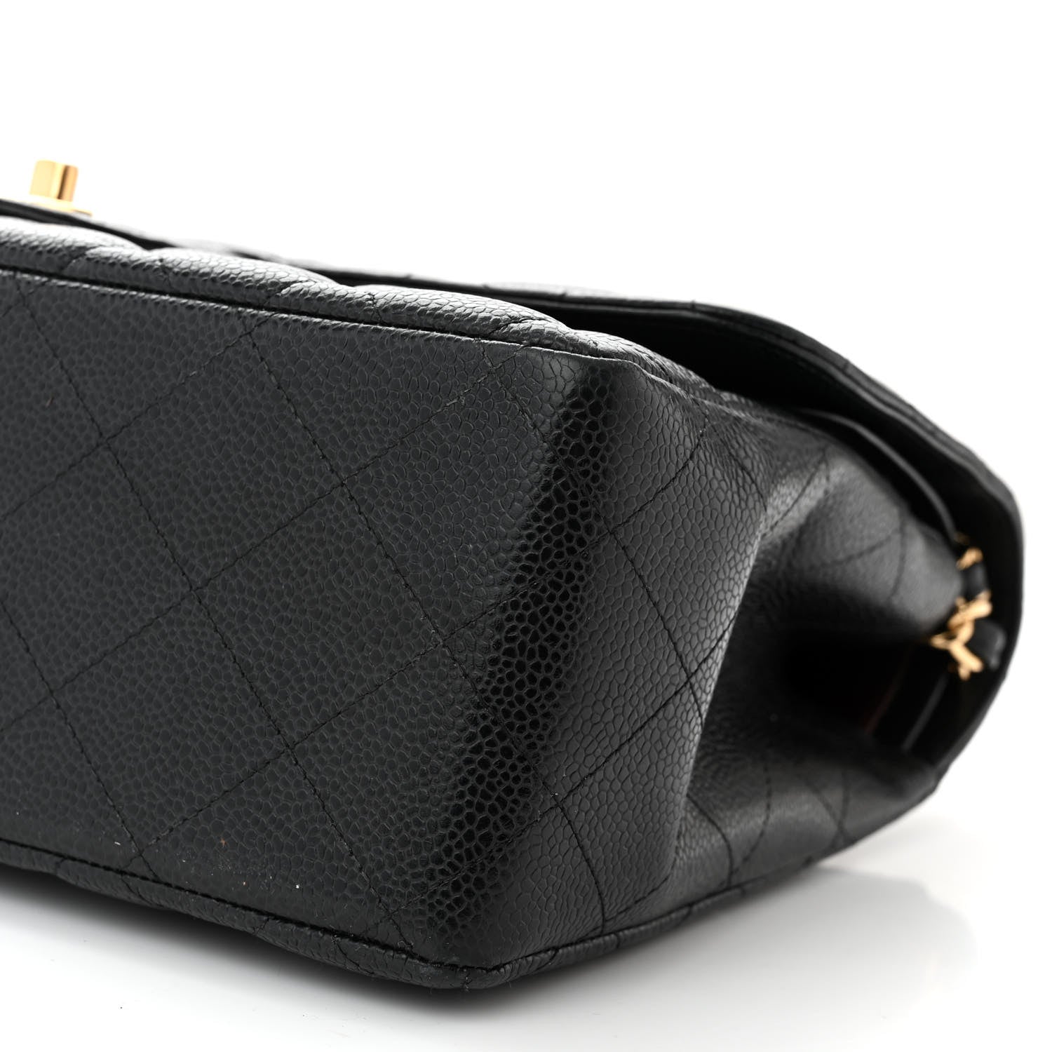 Chanel Caviar Quilted Jumbo Double Flap Black 10 of 11
