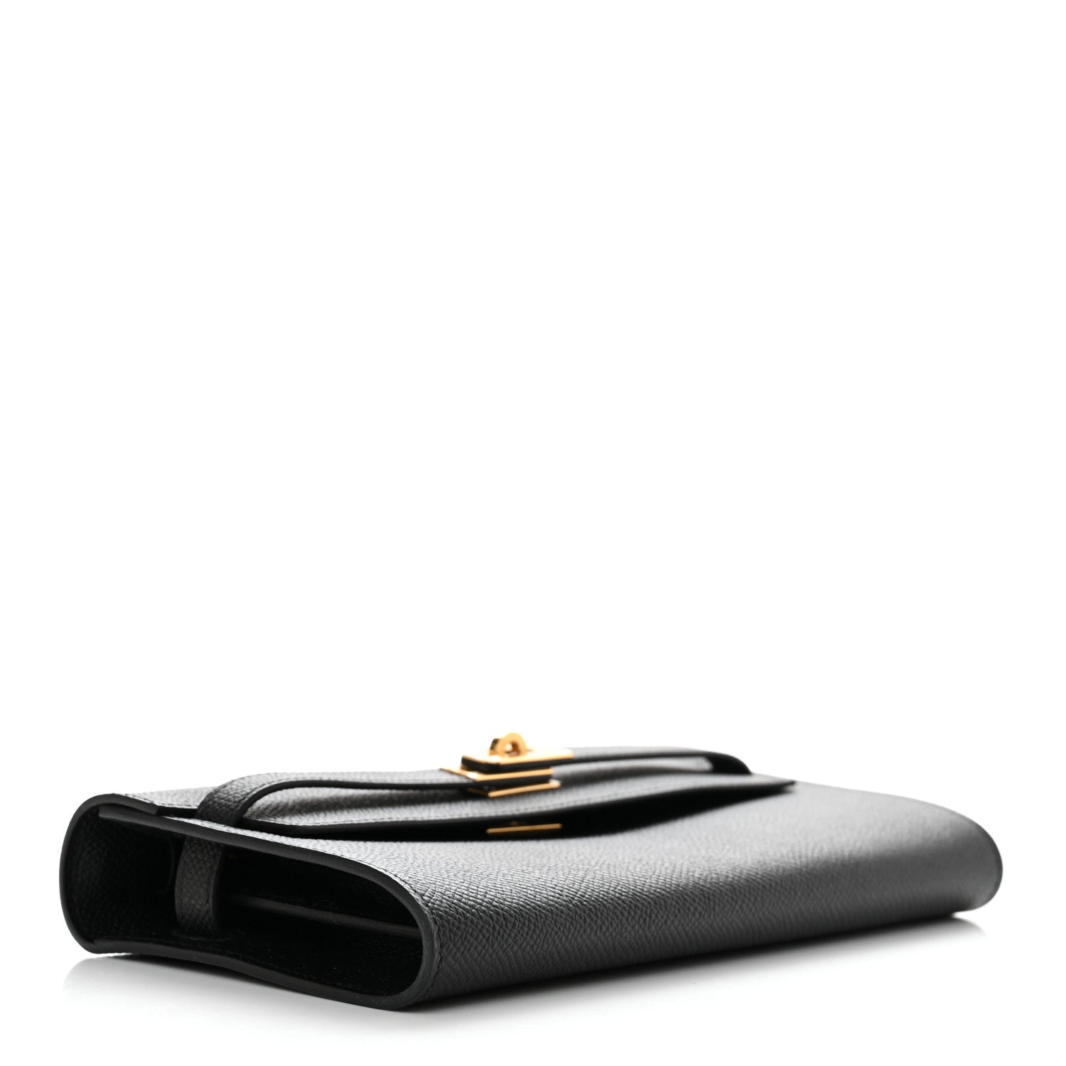 Hermes Epsom Kelly Wallet To Go Black 6 of 10
