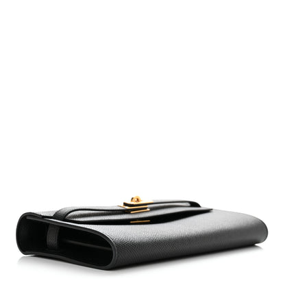Hermes Epsom Kelly Wallet To Go Black 6 of 10