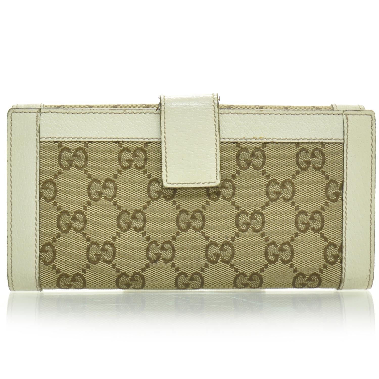 Gucci Monogram Continental Charmy Wallet Ivory 2 of 6