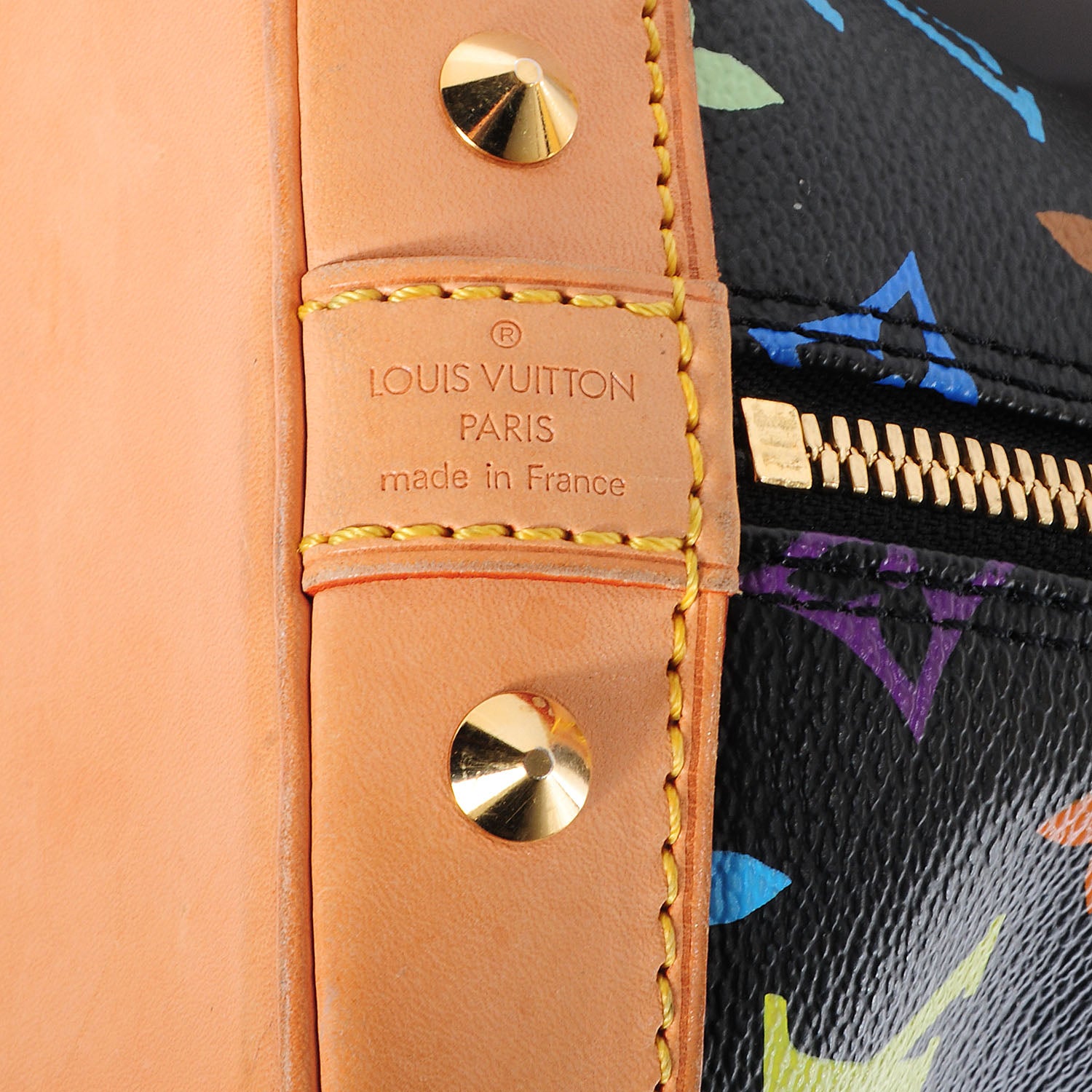 Louis Vuitton Monogram Multicolor Alma Black 6 of 9