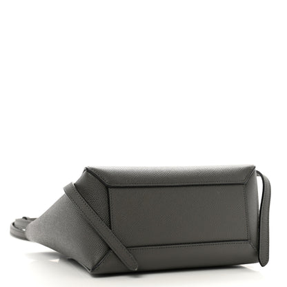 Celine Grained Calfskin Nano Belt Bag Grey 4 of 11