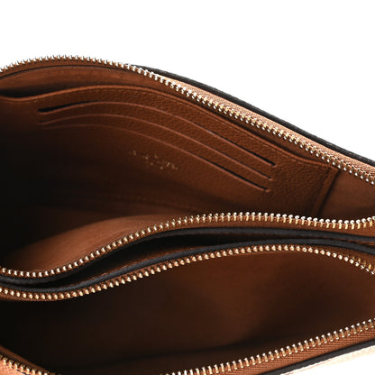 Louis Vuitton Empreinte Monogram Giant Double Zip Pochette Caramel 6 of 9