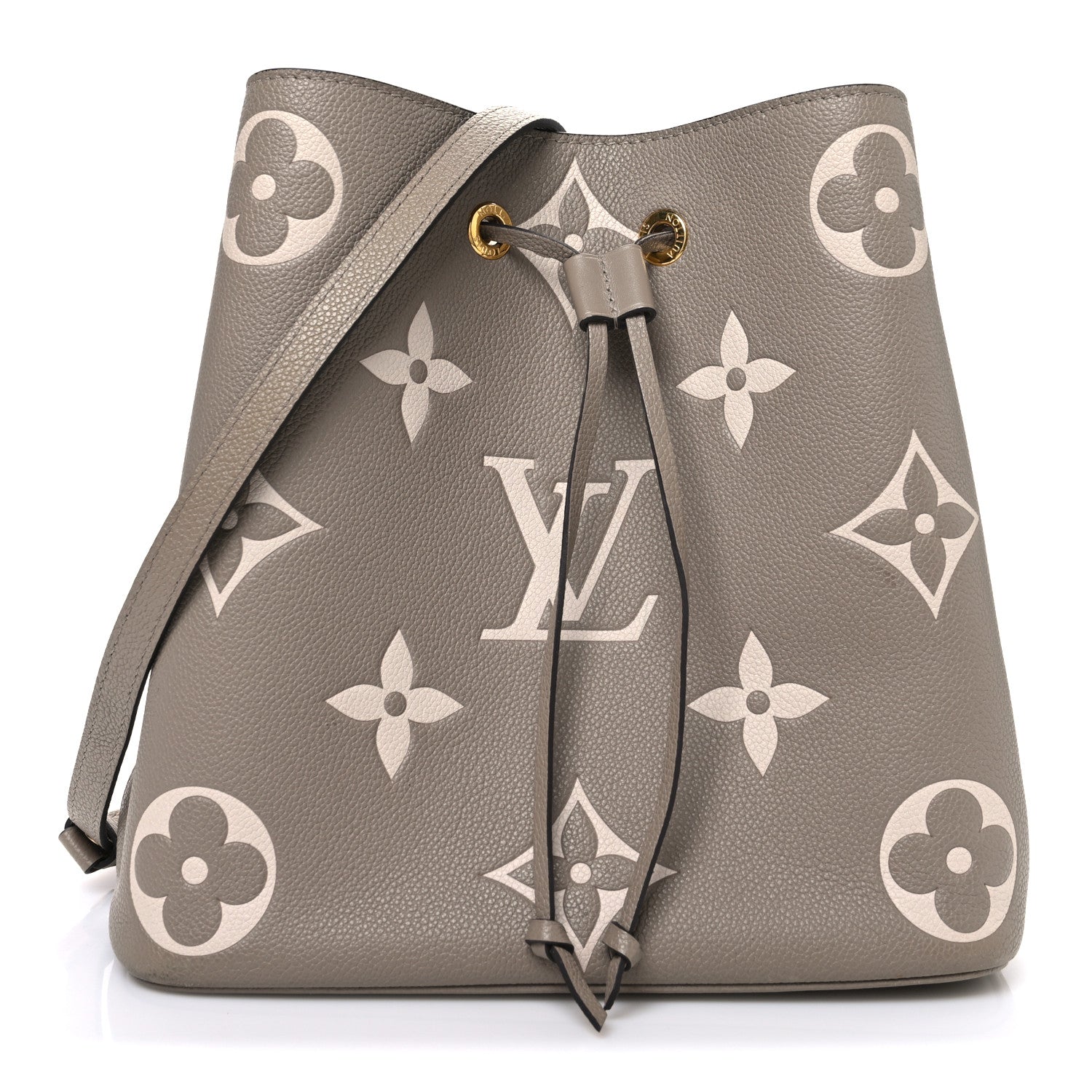 Louis Vuitton Empreinte Monogram Giant Neonoe MM Tourterelle Creme 1 of 11
